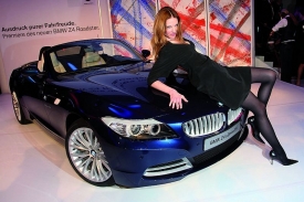 Modelka Pavlína Němcová pomáhala propagovat nové BMW Z4.