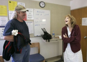 Jim Hann s manželkou Hannah, které daroval svou ledvinu.