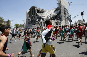 Maraton v Gaze. Účastníci usilují o smíření mezi Fatahem a Hamasem.