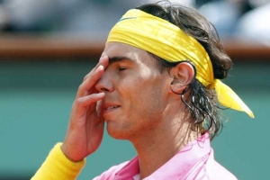 Španělský tenista Rafael Nadal. V Paříži dohrál už ve 4. kole.