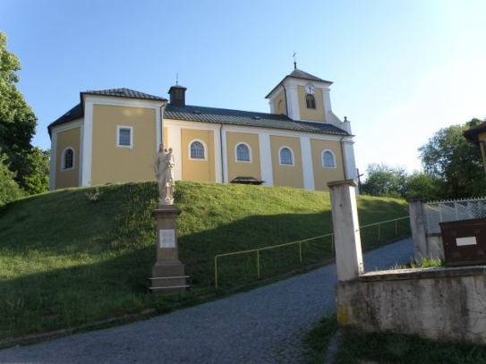 Kostel v Želechovicích.