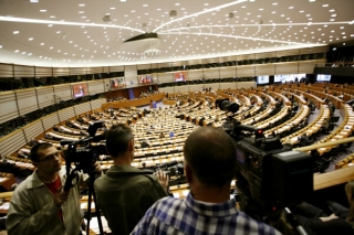 Plénum Evropského parlamentu.