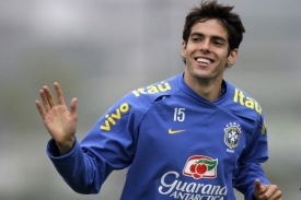 Brazilský fotbalista Kaká.