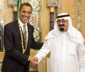 Obama se setkal se saúdským králem Abdulláhem.