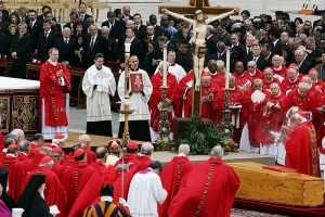 Pohřeb Jana Pavla II. v Římě.