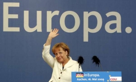 Kancléřka Merkelová. Jeden ze skutečných lídrů EU.
