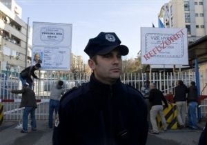 Kosovský policista.