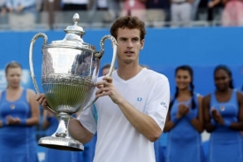 Britská naděje pro Wimbledon Andy Murray.