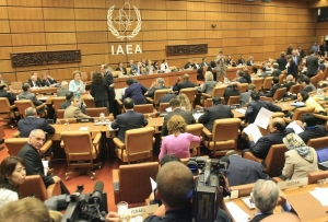 Zasedání IAEA ve Vídni.
