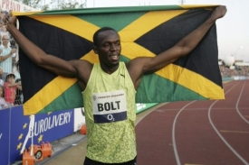 Vítěz Zlaté tretry Usain Bolt.