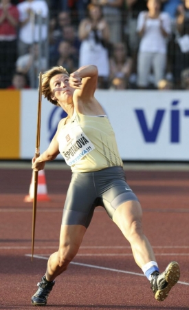Barbora Špotáková skončila na Zlaté tretře až třetí.