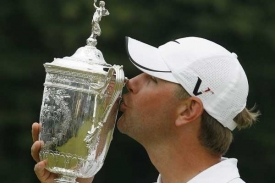 Vítěz golfového turnaje US Open Lucas Glover.