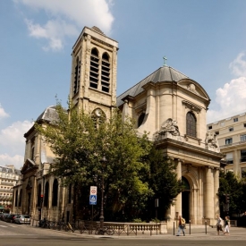 Kostel lefebristů v Paříži.