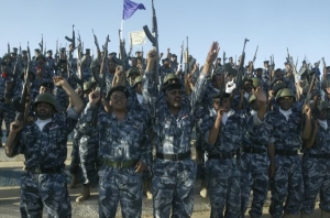 Američané odcházejí, iráčtí policisté slaví.