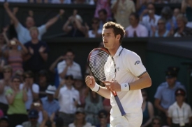 Andy Murray na Wimbledonu.