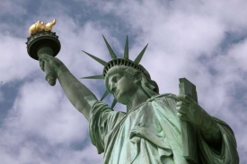 Jeden ze symbolů Ameriky - socha Svobody.
