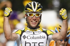 Vítěz druhé etapy Tour de France Mark Cavendish.