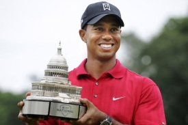Americký golfista Tiger Woods vyhrál svůj vlastní turnaj.