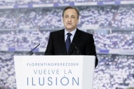 Prezident fotbalového Realu Madrid Florentino Pérez.