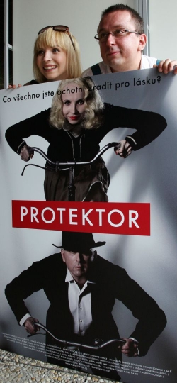 Herci filmu Protektor Jana Plodková a Marek Daniel.