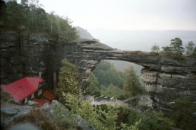 Pravčická brána v Národním parku České Švýcarsko.