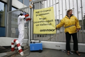 Podobné protesty pořádá Greenpeace i v Německu.