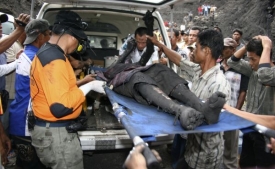 V Číně se podařilo zachránit tři horníky (ilustrační foto).