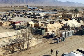 Základna Bagrám je jednou z největších v Afghánistánu.