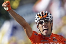 Vítěz šestnácté etapy Tour de France Španěl Mikel Astarloza.