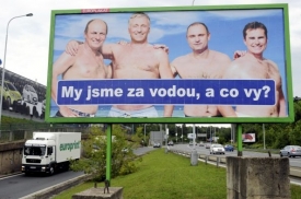 Posměšný billboard odpůrců ODS