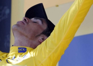 Alberto Contador, pravděpodobně celkový vítěz Tour de France.