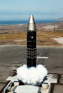 Raketa Peacemaker startuje ze sila (ilustrační foto)