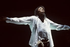 Michael Jackson na turné v roce 1988.