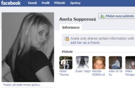 Aneta Sopperová na Facebooku.