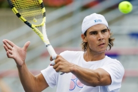 Rafael Nadal se připravuje na turnaj v Montrealu.