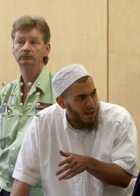 Jeden z obžalovaných sauerlandské islamistické skupiny.