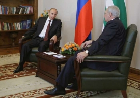 Putin s abcházským prezidentem Bagapšem.