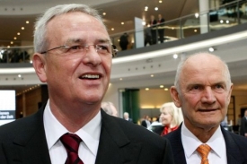 Martin Winterkorn a Ferdinand Piëch, předseda dozorčí rady VW.