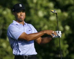Golfová jednička Tiger Woods.