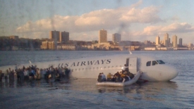 Letadla do řeky Hudson padají i jindy (ilustrační foto).