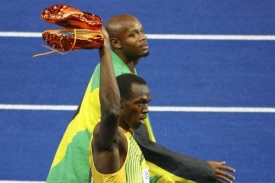 Hrdinové Jamajky, Usain Bolt a Asafa Powell.