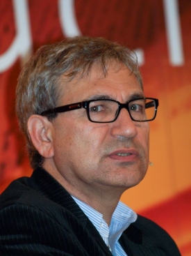 Orhan Pamuk v roce 2008 ve Frankfurtu nad Mohanem.
