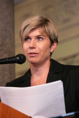 Kateřina Neumannová, šéfa organizačního výboru MS Liberec 2009.