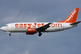 Letadlo společnosti EasyJet. Ilustračn&iacute; foto.