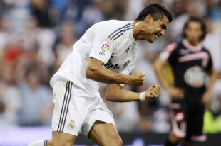 Ronaldo si připsal první ligový gól ve španělské lize.