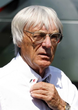 Bernie Ecclestone, promotér formule 1.
