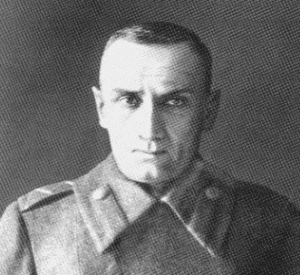 Poslední fotografie admirála Kolčaka, než ho popravili bolševici.
