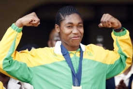 Caster Semenyaová, jihoafrická atletka.