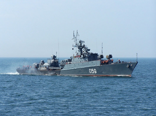Korveta Alexandrovec, Černomořská flotila. Rusové chrání Abcházii.