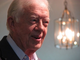 Bývalý prezident Carter.